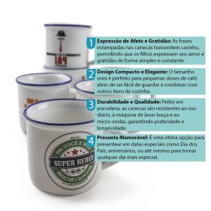 JOGO DE CANECAS DE PORCELANA - Image 5