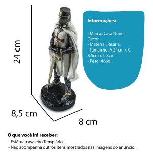 CAVALEIRO TEMPLÁRIO PEQUENO - Image 5