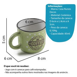 JOGO DE CANECAS - CLASSHOME 85 ML - Image 4