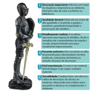 CAVALEIRO COM ESCUDO E ESPADA - Image 6