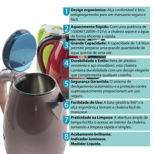 CHALEIRA ELÉTRICA ROSÊ - Image 4