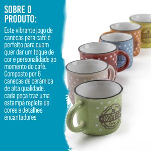 JOGO DE CANECAS - CLASSHOME 85 ML - Image 6