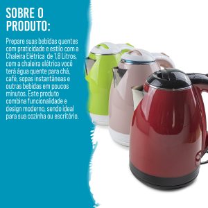 CHALEIRA ELÉTRICA VINHO - Image 5