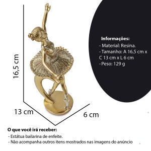 BAILARINA SMOLL DOURADA - Image 3