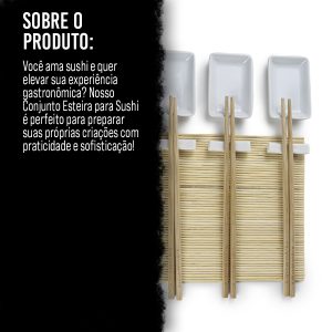 JOGO DE JANTAR SUSHI - 13 PEÇAS - Image 5